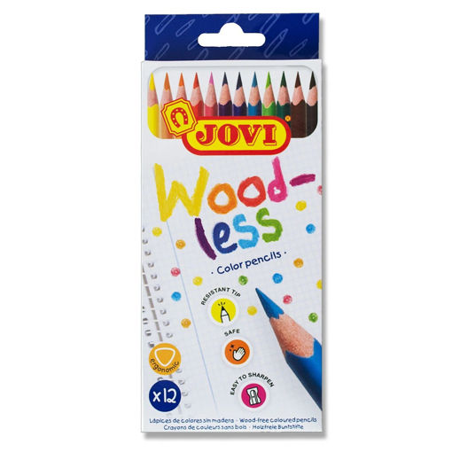 Picture of JOVI PENCIL COLOURS WOODLESS X12